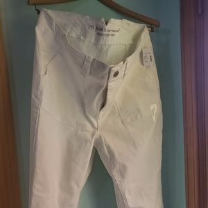 Maurices white flare Jeans size 18w short